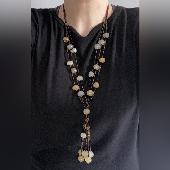 Beaded long necklace - Picture 2 of 2